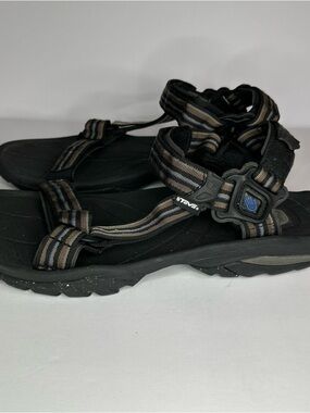 Teva Men's Brown And Black Terra Fi 5 Universal Hiking Sandals Size 14